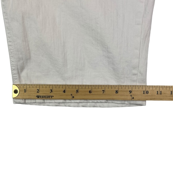 Nine West Jeans Astor Boyfriend Shorts Womens Size 14 White - Picture 13 of 13